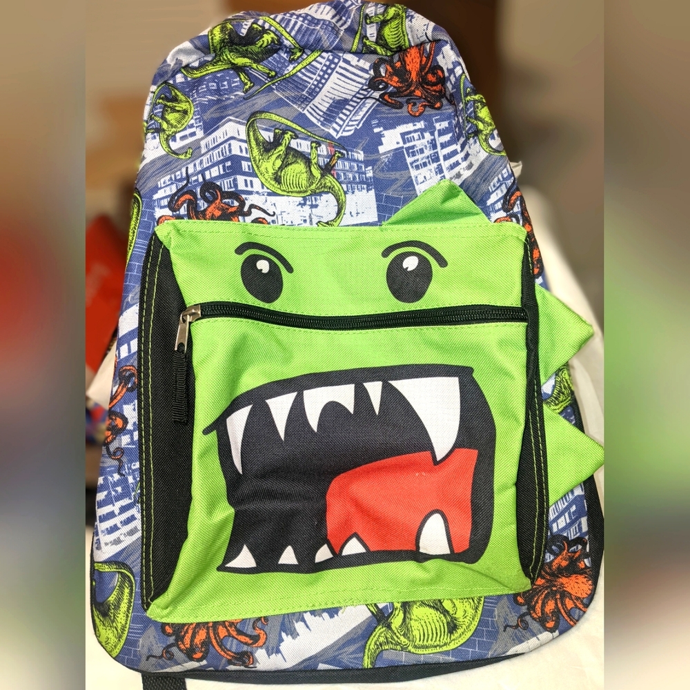 Mad Maverick Reboot Youth Kids Dinosaur Backpack